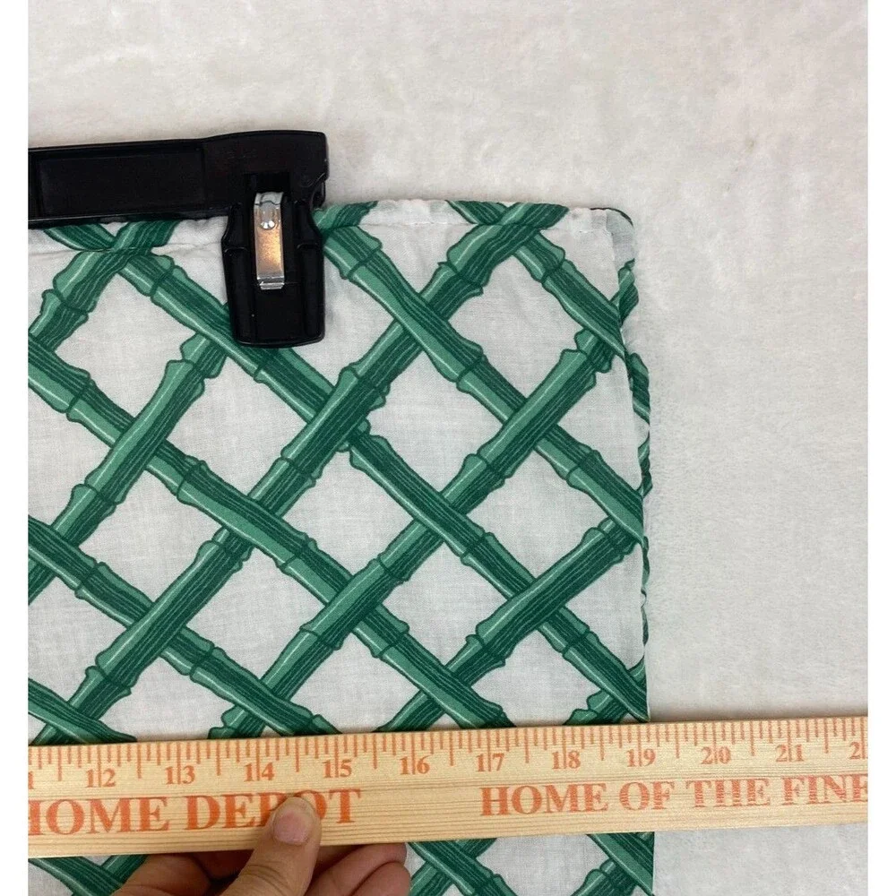 Modern Southern Home Set of 2 King Tropical Quilted Cotton Pillow Shams 19